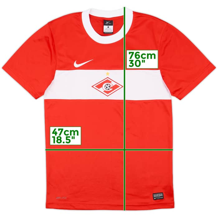 2011-12 Spartak Moscow Basic Home Shirt - 8/10 - (S)
