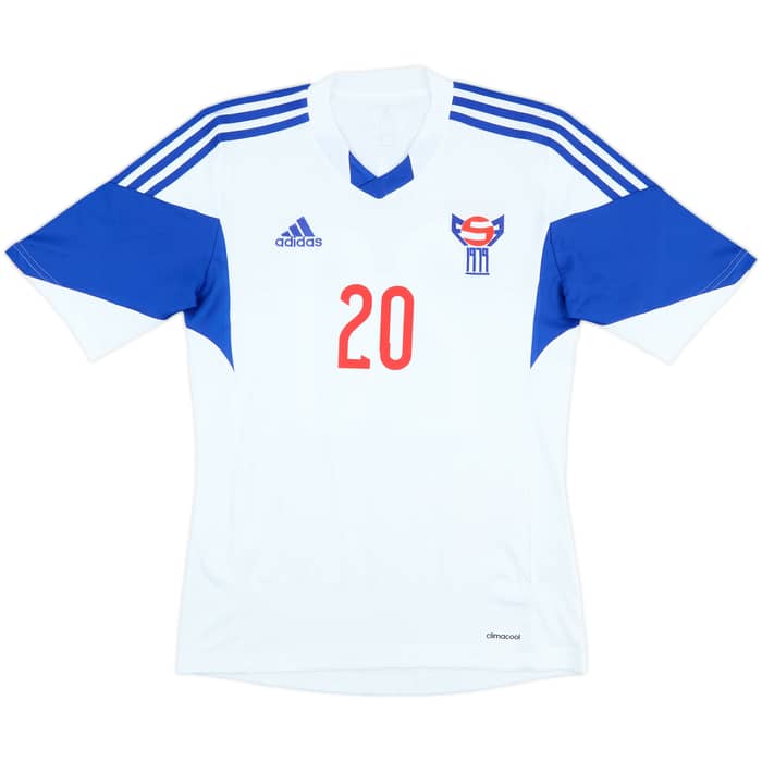 2014-16 Faroe Islands Home Shirt Shaki #20 - 8/10 - (S)