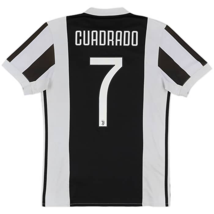 2017-18 Juventus Home Shirt Cuadrado #7 - 4/10 - (S)