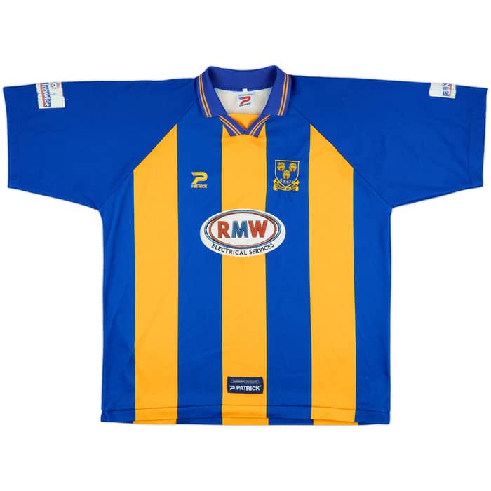 2000-01 Shrewsbury Town Match Issue Home Shirt Thomas #6