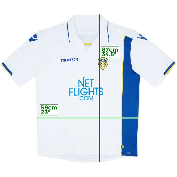 2009-10 Leeds United Home Shirt - 8/10 - (XL)