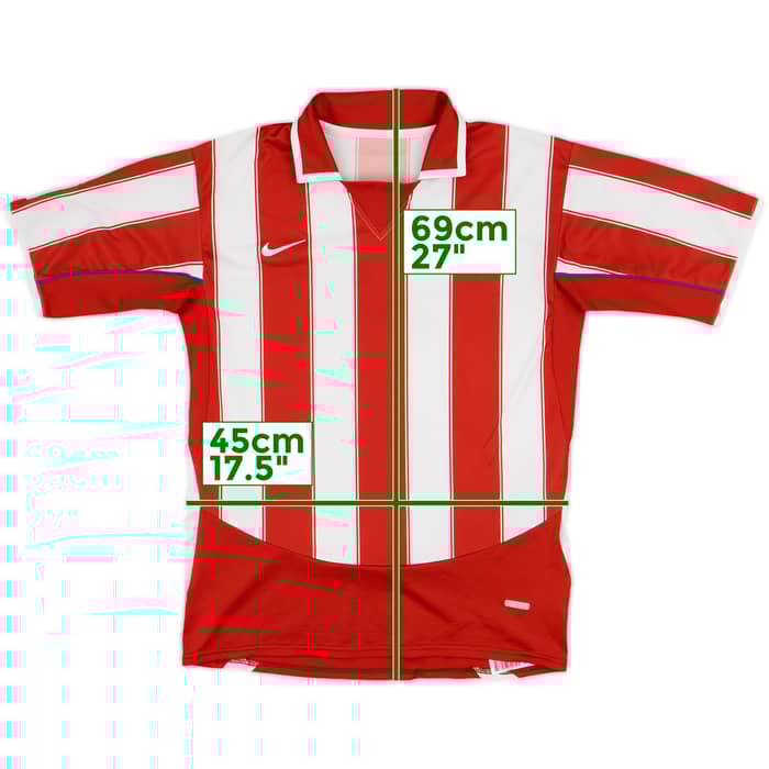 2003-04 Atletico Madrid Home Shirt - 8/10 - (S)