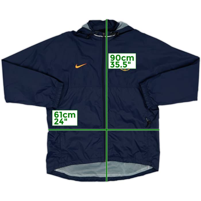 1999-00 Barcelona Nike Hooded Rain Jacket - 5/10 - (L)