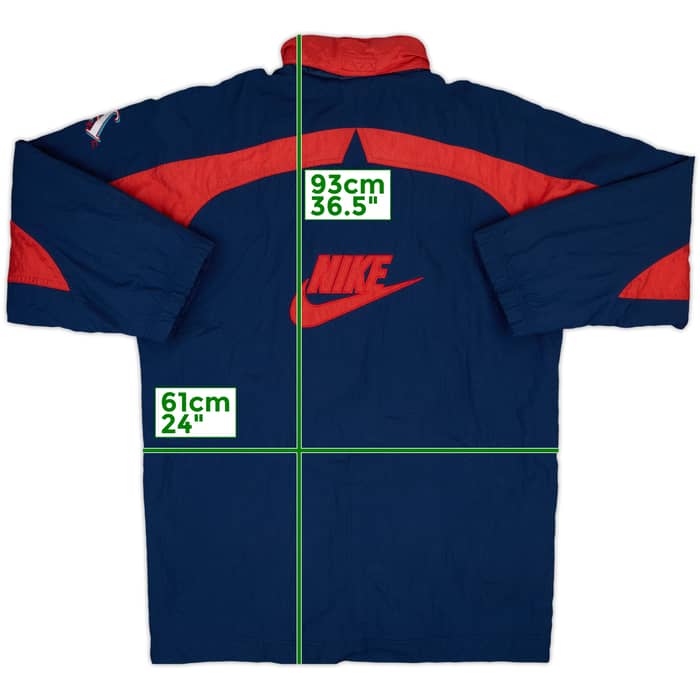 1995-96 Arsenal Nike Padded Bench Coat - 7/10 - (XL)