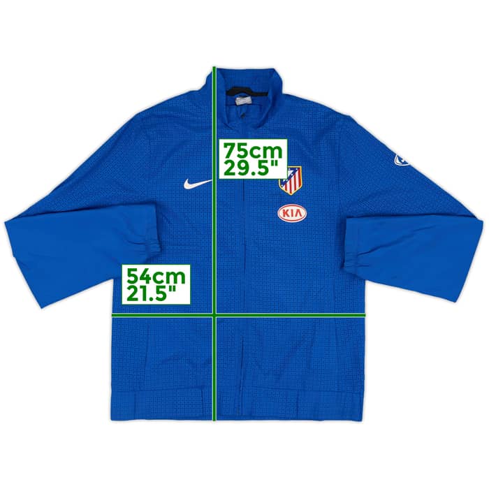 2009-10 Atletico Madrid Nike Track Jacket - 8/10 - (M)