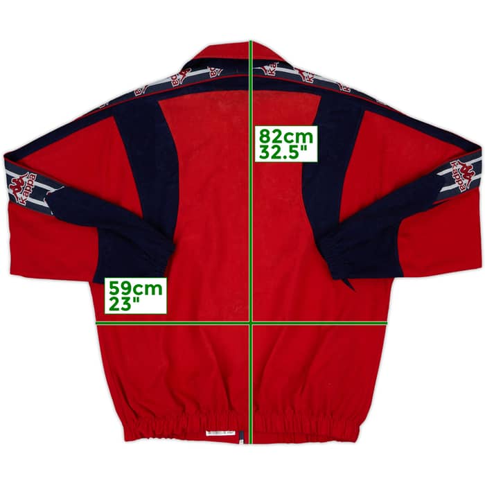 1995-97 Osasuna Kappa Track Jacket - 9/10 - (XXL)