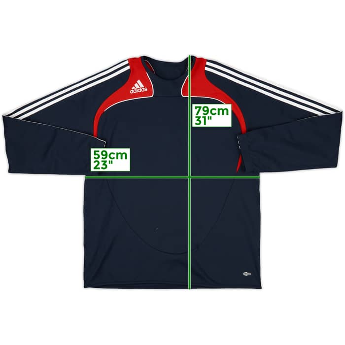 2008-09 Bayern Munich adidas Sweat Top - 8/10 - (XXL)