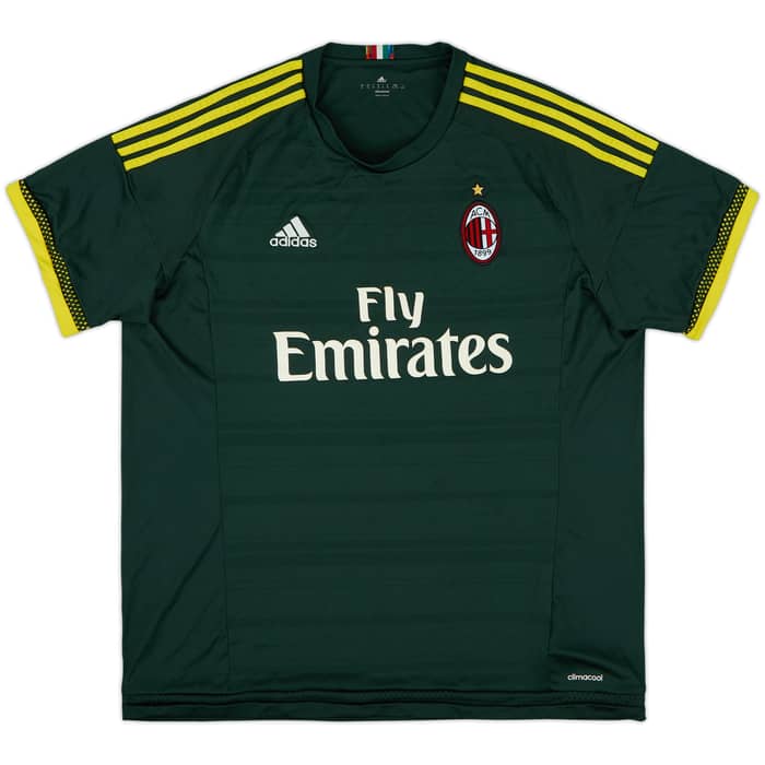 2015-16 AC Milan Third Shirt - 8/10 - (XL)