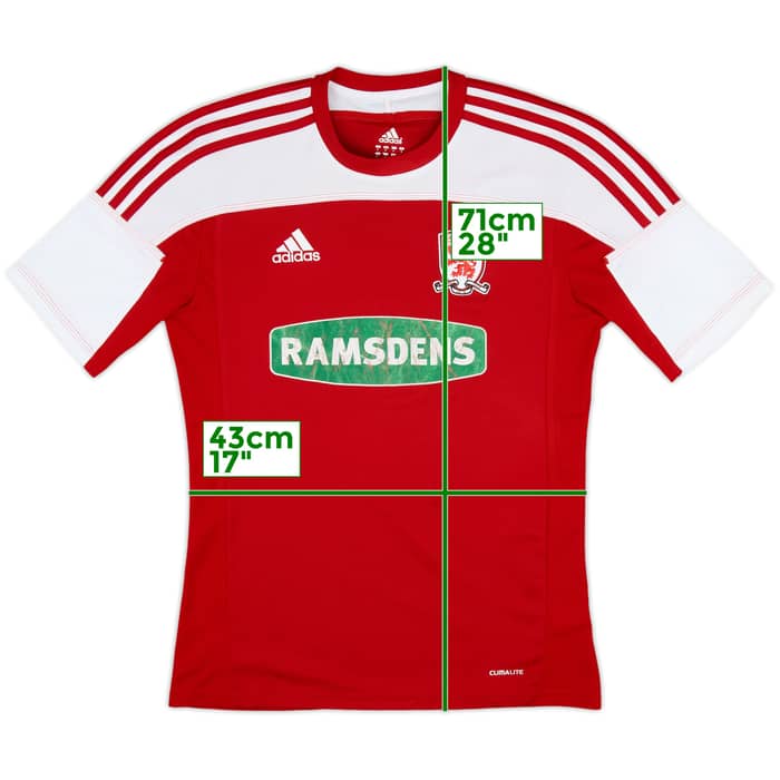 2011-12 Middlesbrough Home Shirt - 6/10 - (S)