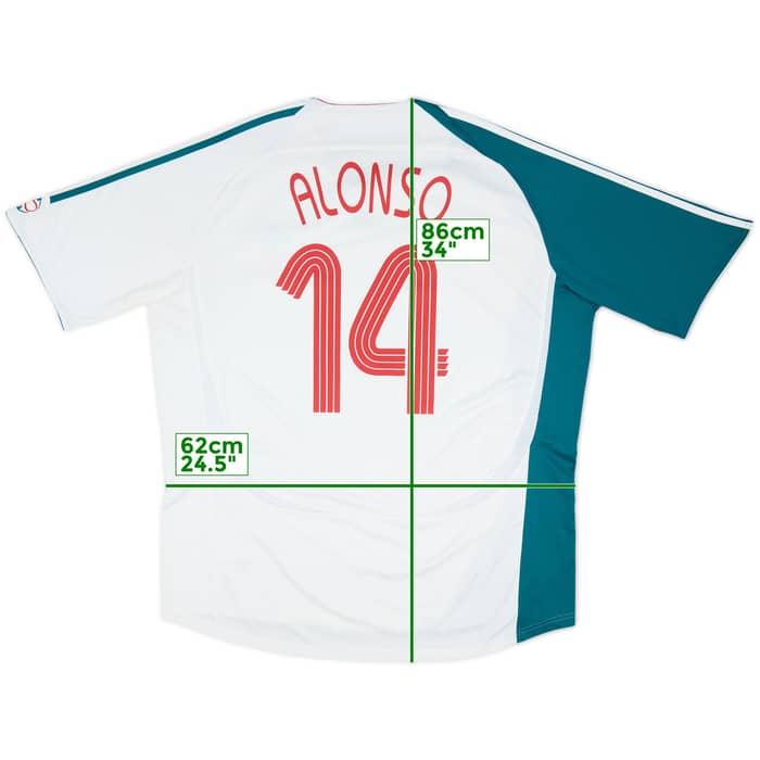 2006-07 Liverpool Third Shirt Alonso #14 - 6/10 - (XXL)
