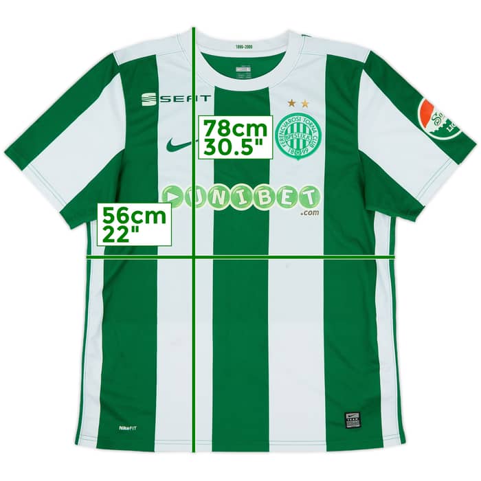 2009-10 Ferencvaros Home Shirt - 6/10 - (L)