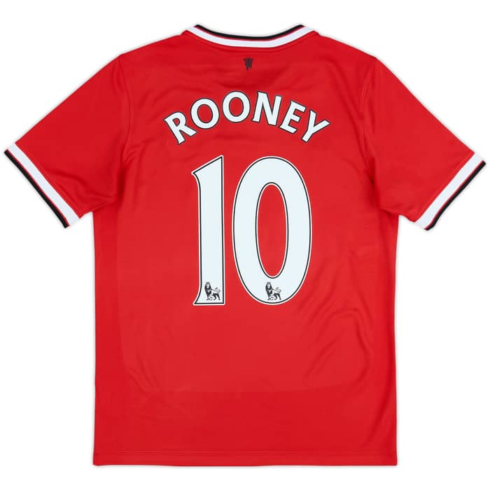 2014-15 Manchester United Home Shirt Rooney #10 - 8/10 - (15-16 Years)