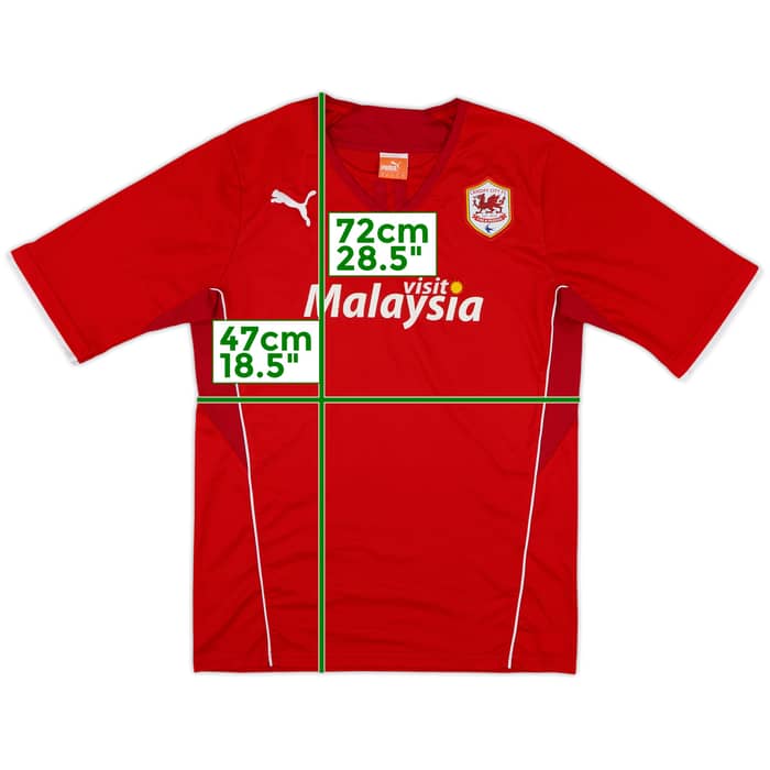 2013-14 Cardiff Home Shirt - 7/10 - (M)