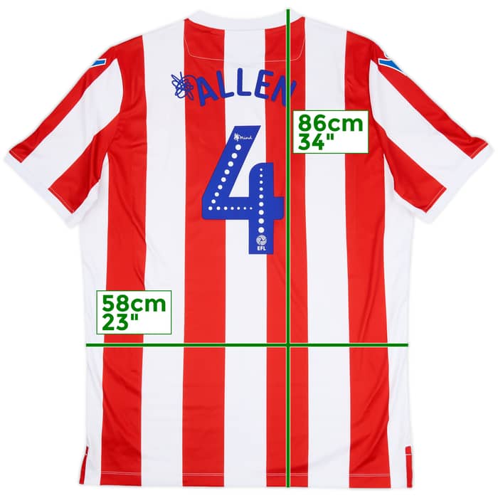 2018-19 Stoke City Home Shirt Allen #4 - 10/10 - (3XL)