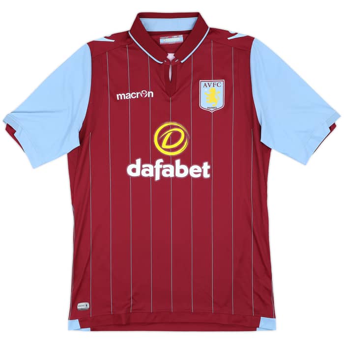 2014-15 Aston Villa Home Shirt Grealish #40 - 8/10 - (XL)