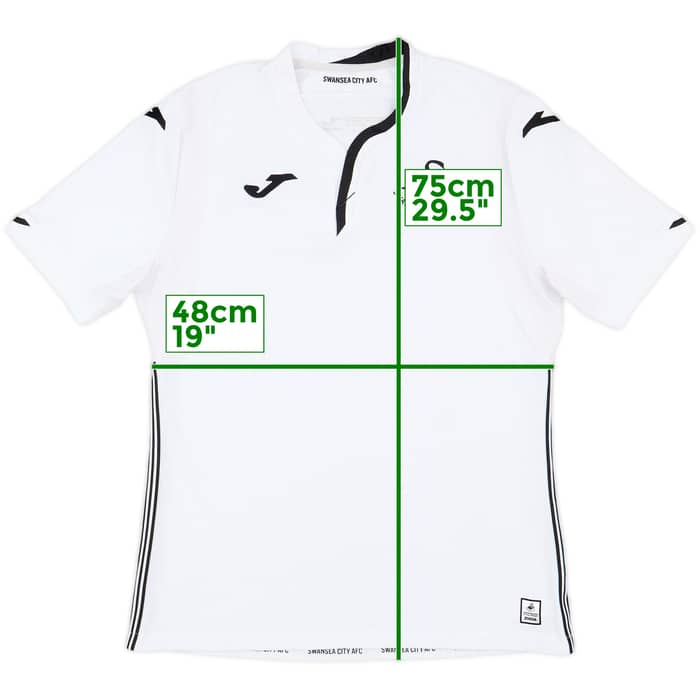 2018-19 Swansea Home Shirt - 8/10 - (L)