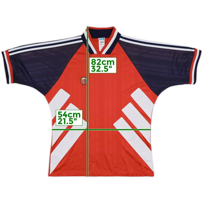 1994-96 Norway Home Shirt - 8/10 - (L)