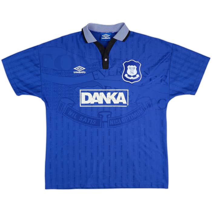 1995-97 Everton Home Shirt Ferguson #9 - 6/10 - (L)