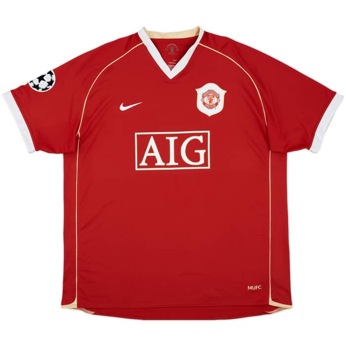 2006-07 Manchester United Home Shirt Larsson #17 - 5/10 - (XXL)