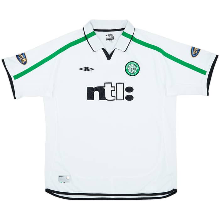 2001-02 Celtic Away Shirt Larsson #7 - 6/10 - (XXL)