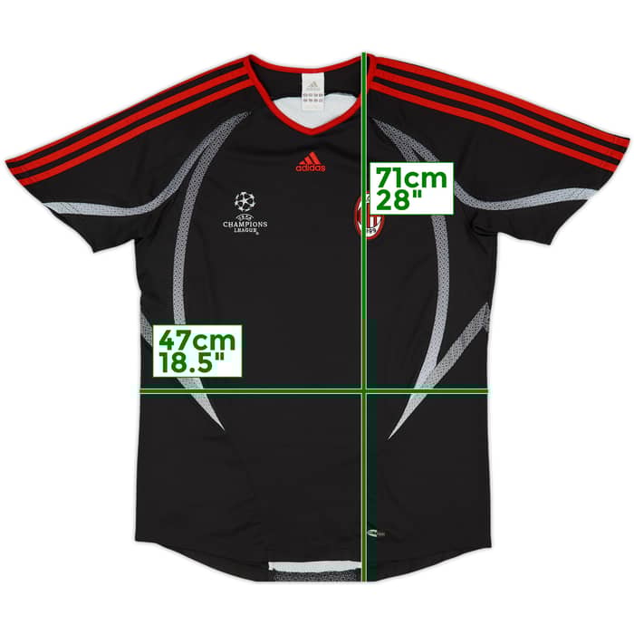 2006-07 AC Milan adidas Champions League Training Shirt - 9/10 - (L)