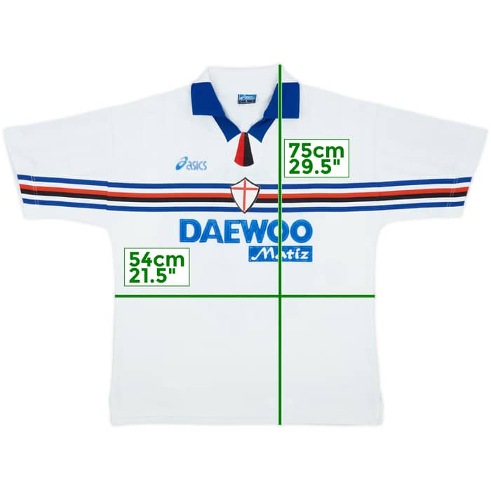 1998-99 Sampdoria Away Shirt - 7/10 - (S)