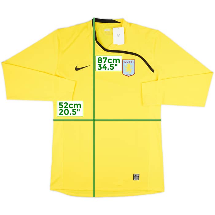 2008-09 Aston Villa Player Issue GK Shirt (XL)