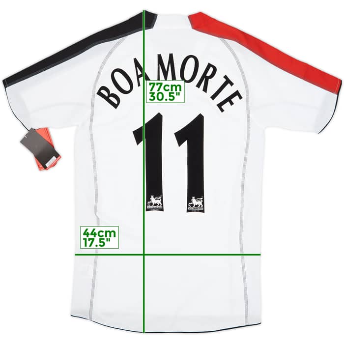 2005-06 Fulham Home Shirt Boa Morte #11 (S)
