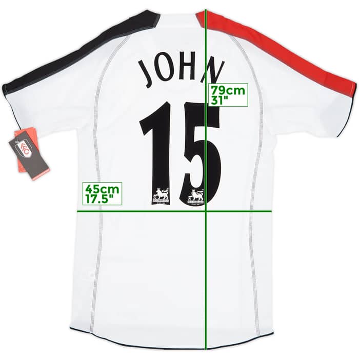 2005-06 Fulham Home Shirt John #15 (S)