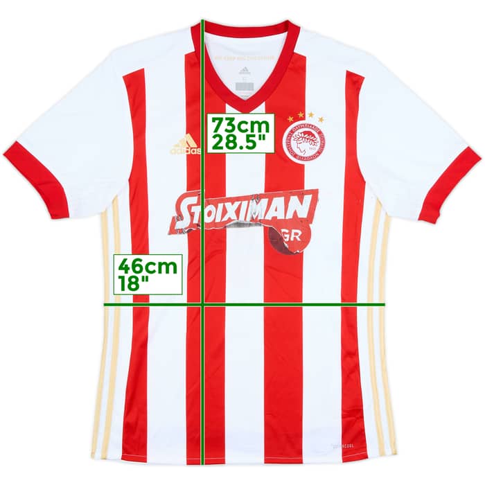 2017-18 Olympiakos Home Shirt - 4/10 - (S)