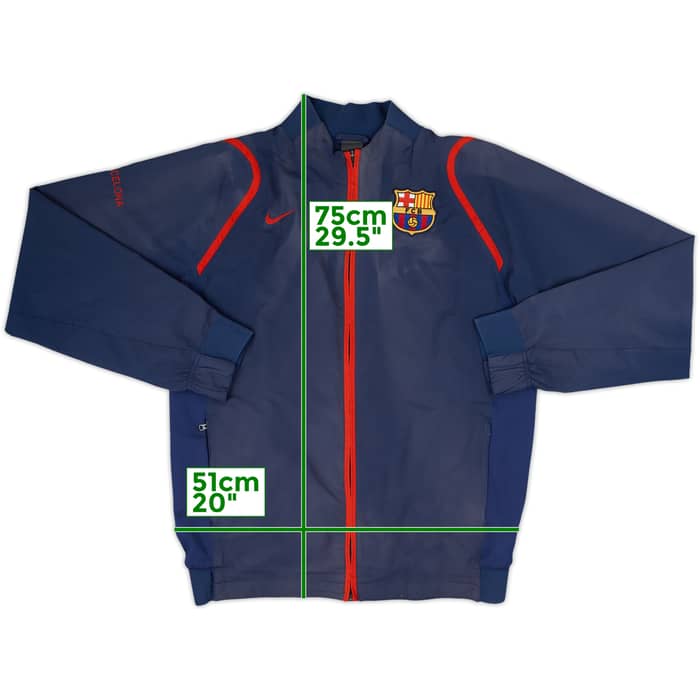 2006-07 Barcelona Nike Track Jacket - 4/10 - (L)