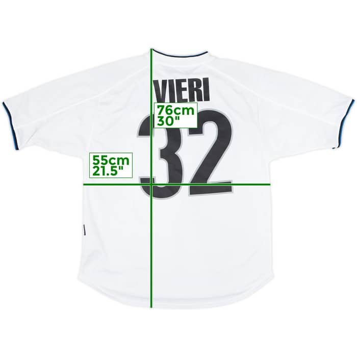 1999-00 Inter Milan Away Shirt Vieri #32 (M)