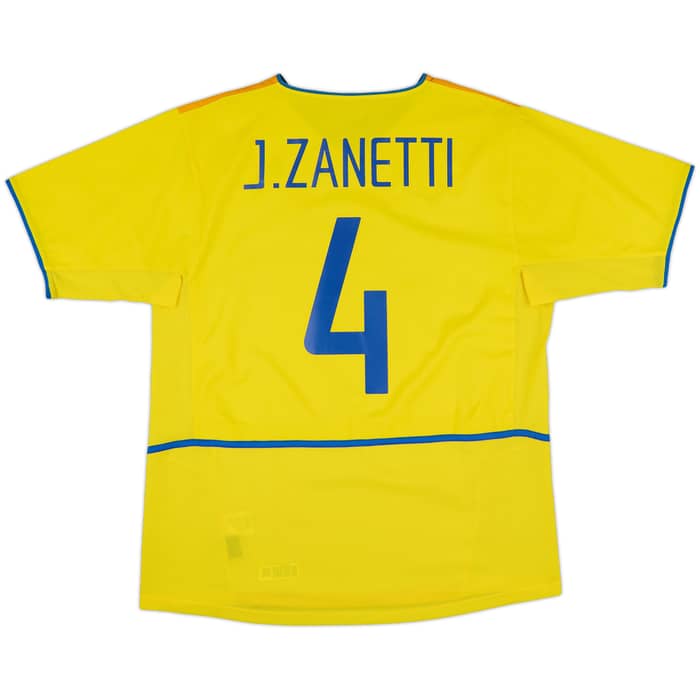 2002-03 Inter Milan Third Shirt J.Zanetti #4 - 8/10 - (L)