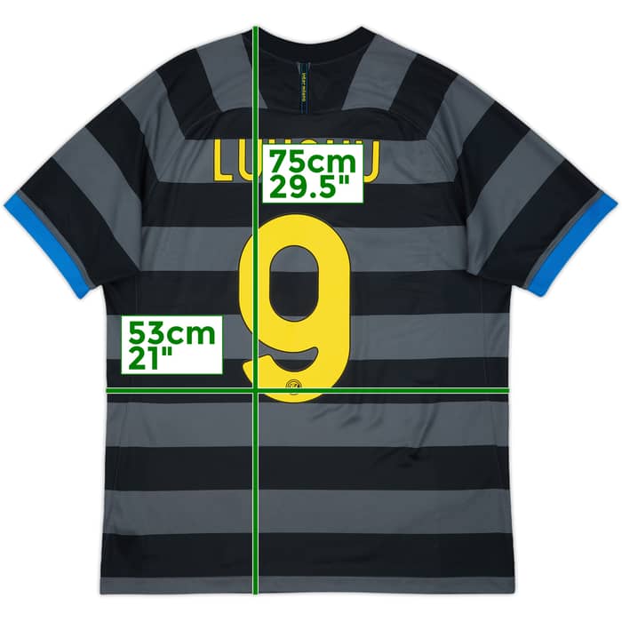 2020-21 Inter Milan Third Shirt Lukaku #9 - 9/10 - (L)