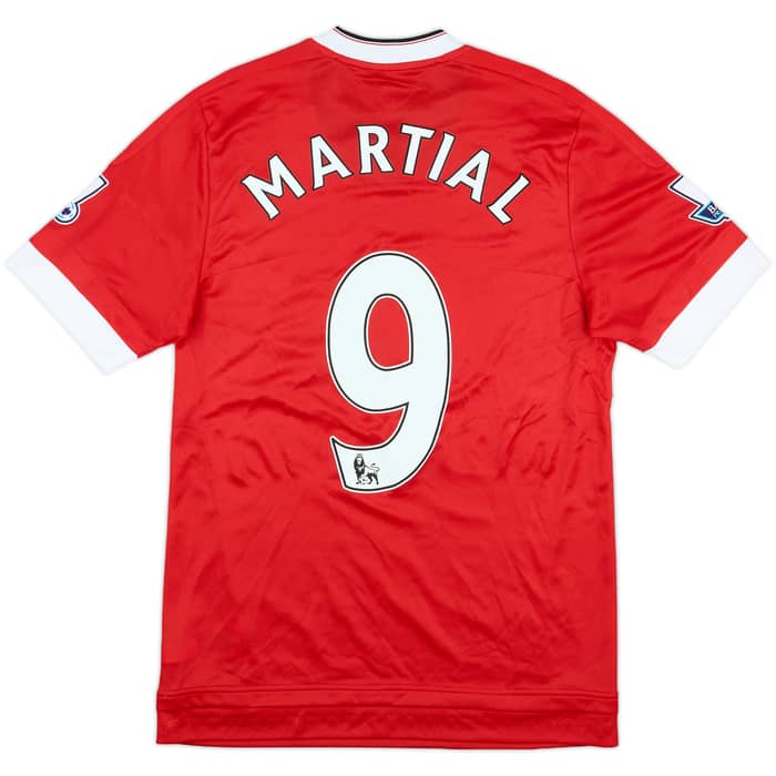 2015-16 Manchester United Match Issue Home Shirt Martial #9
