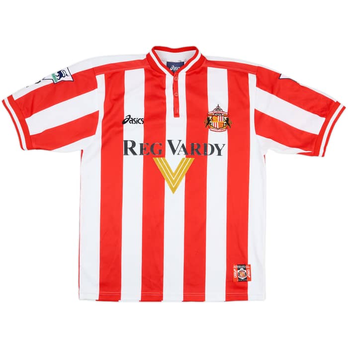 1999-00 Sunderland Signed Home Shirt Phillips #10