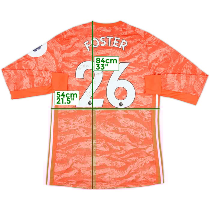 2019-20 Watford Match Issue Signed GK Shirt Foster #26