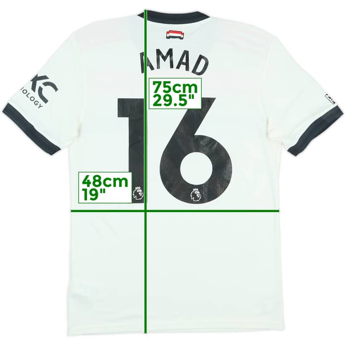 2024-25 Manchester United Match Issue Third Shirt Amad #16