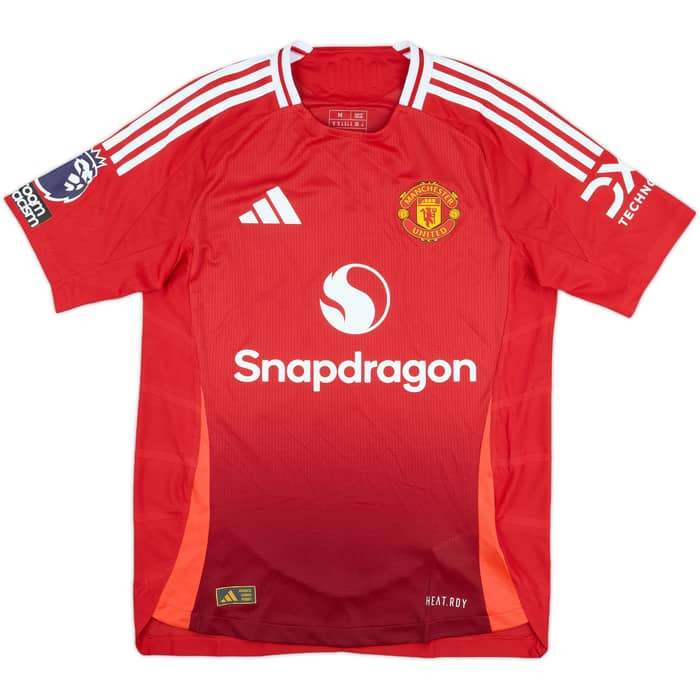 2024-25 Manchester United Match Issue Home Shirt Casemiro #18
