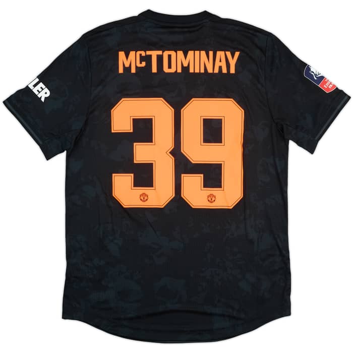 2019-20 Manchester United Match Issue FA Cup Third Shirt McTominay #39