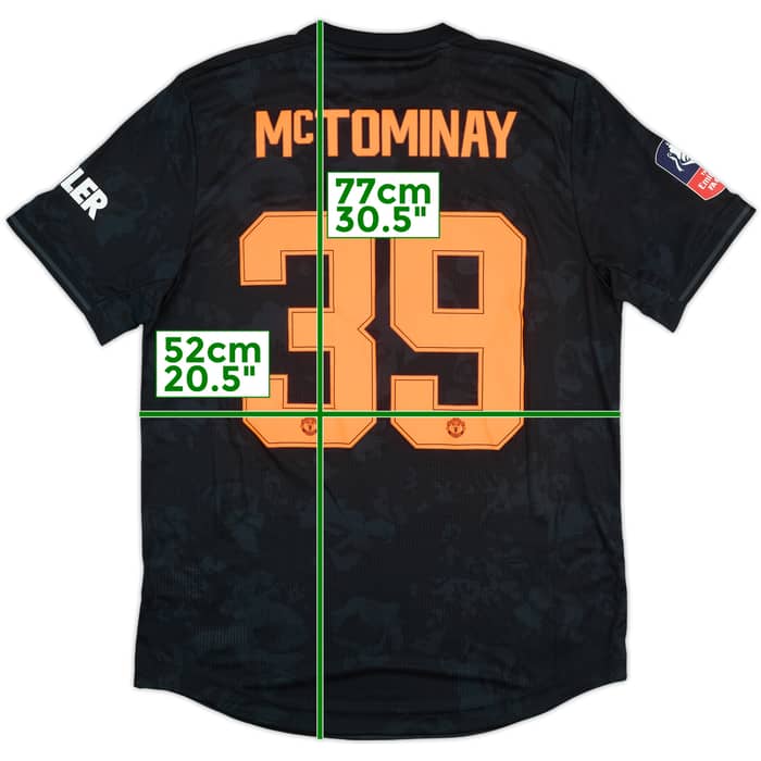 2019-20 Manchester United Match Issue FA Cup Third Shirt McTominay #39