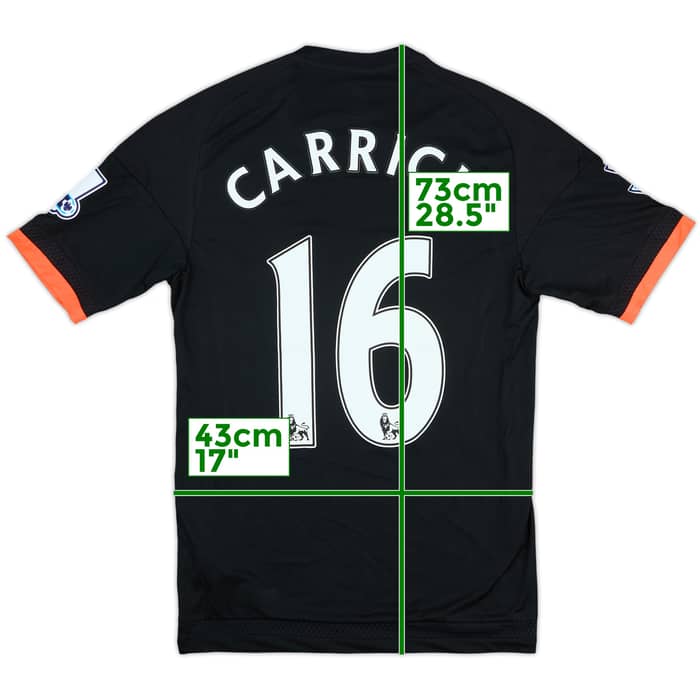 2015-16 Manchester United Match Issue Third Shirt Carrick #16