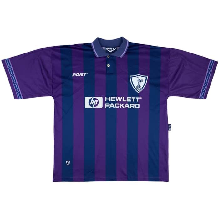 1995-97 Tottenham Away Shirt Sheringham #10 - 8/10 - (XL)