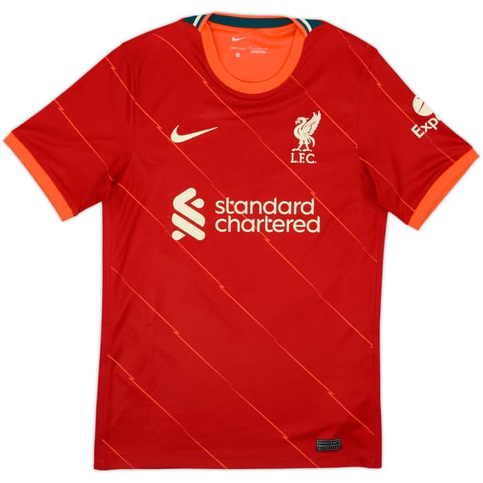2021-22 Liverpool Home Shirt Firmino #9 - 9/10 - (S)