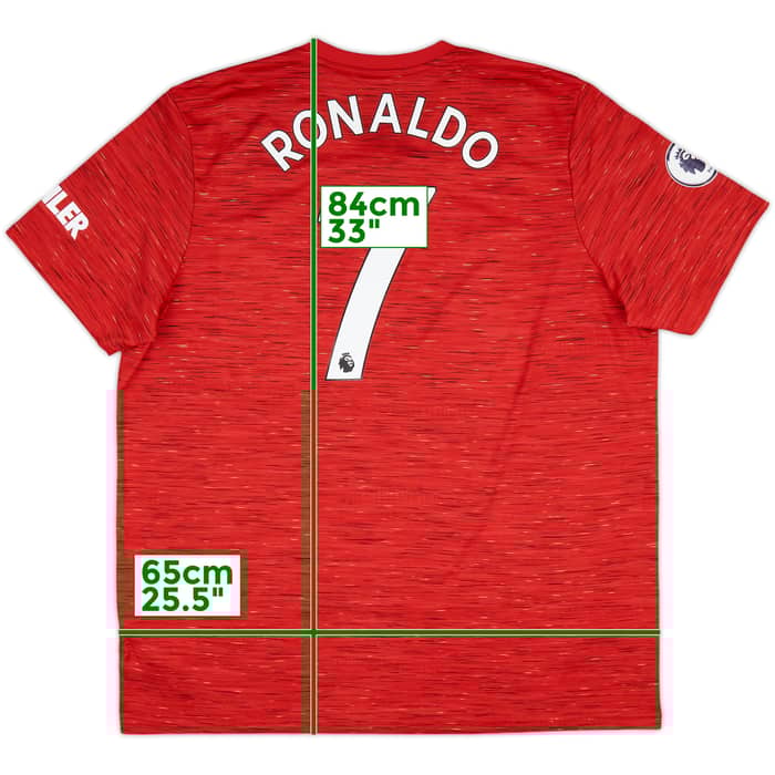 2020-21 Manchester United Home Shirt Ronaldo #7 - 8/10 - (XXL)