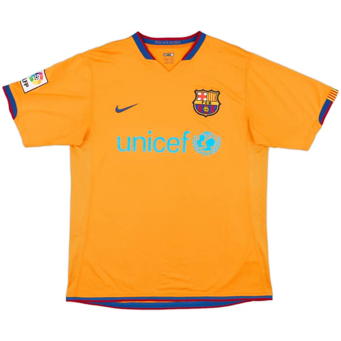2006-08 Barcelona Away Shirt Ronaldinho #10 - 8/10 - (M)