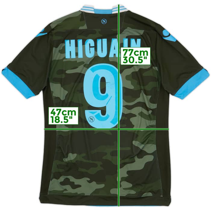 2013-14 Napoli Away Shirt Higuain #9 - 6/10 - (L)