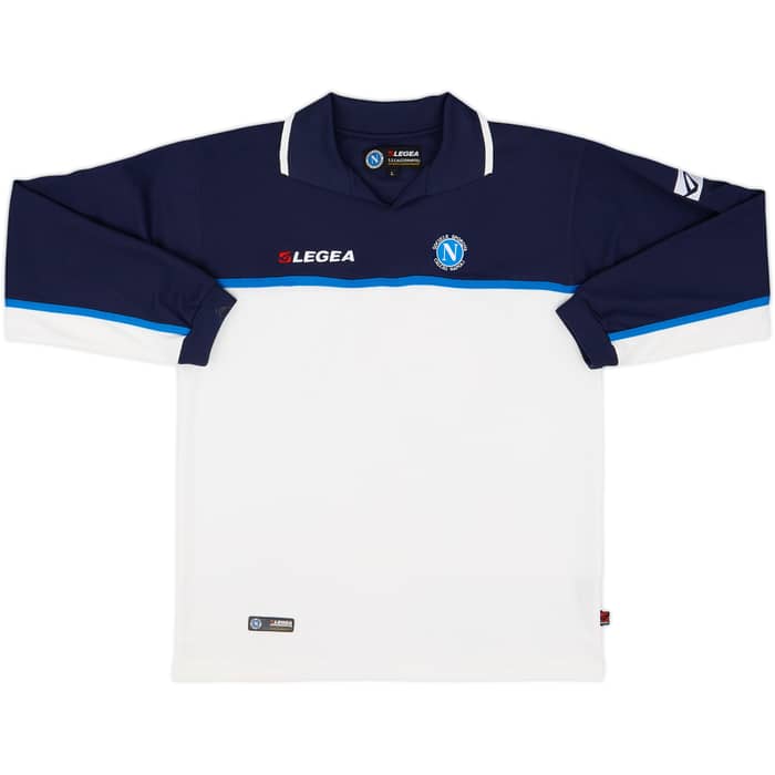 2003-04 Napoli Legea Polo L/S Shirt - 7/10 - (L)
