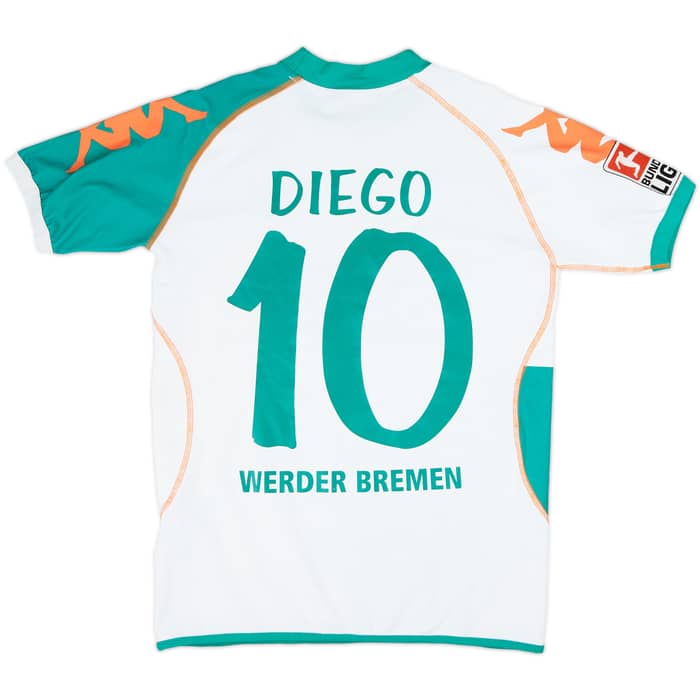 2006-07 Werder Bremen Home Shirt Diego #10 - 7/10 - (S)