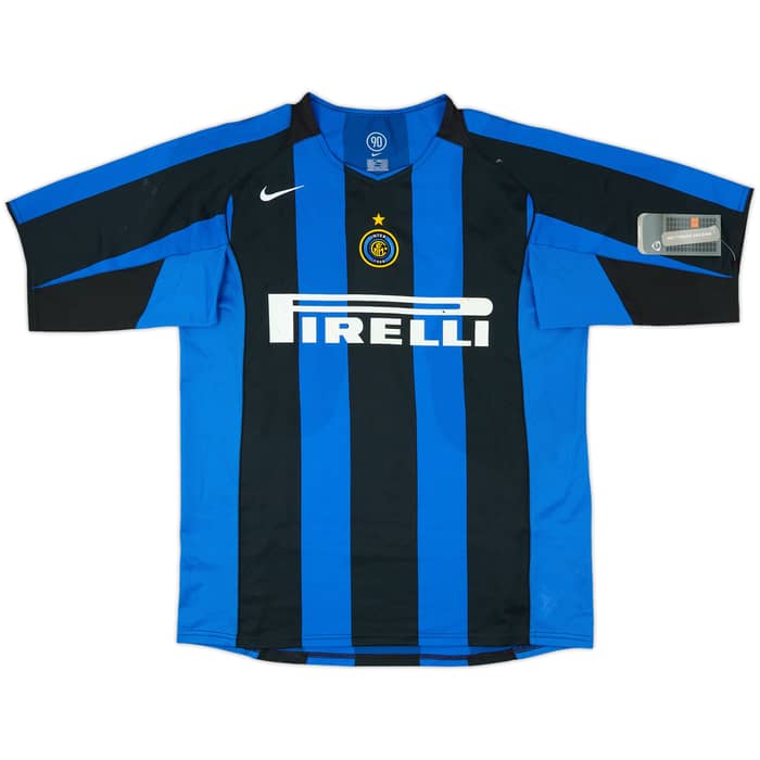 2004-05 Inter Milan Home Shirt Veron #14 (L)